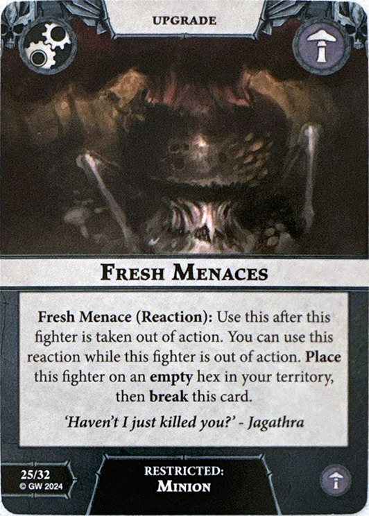 Fresh Menaces
